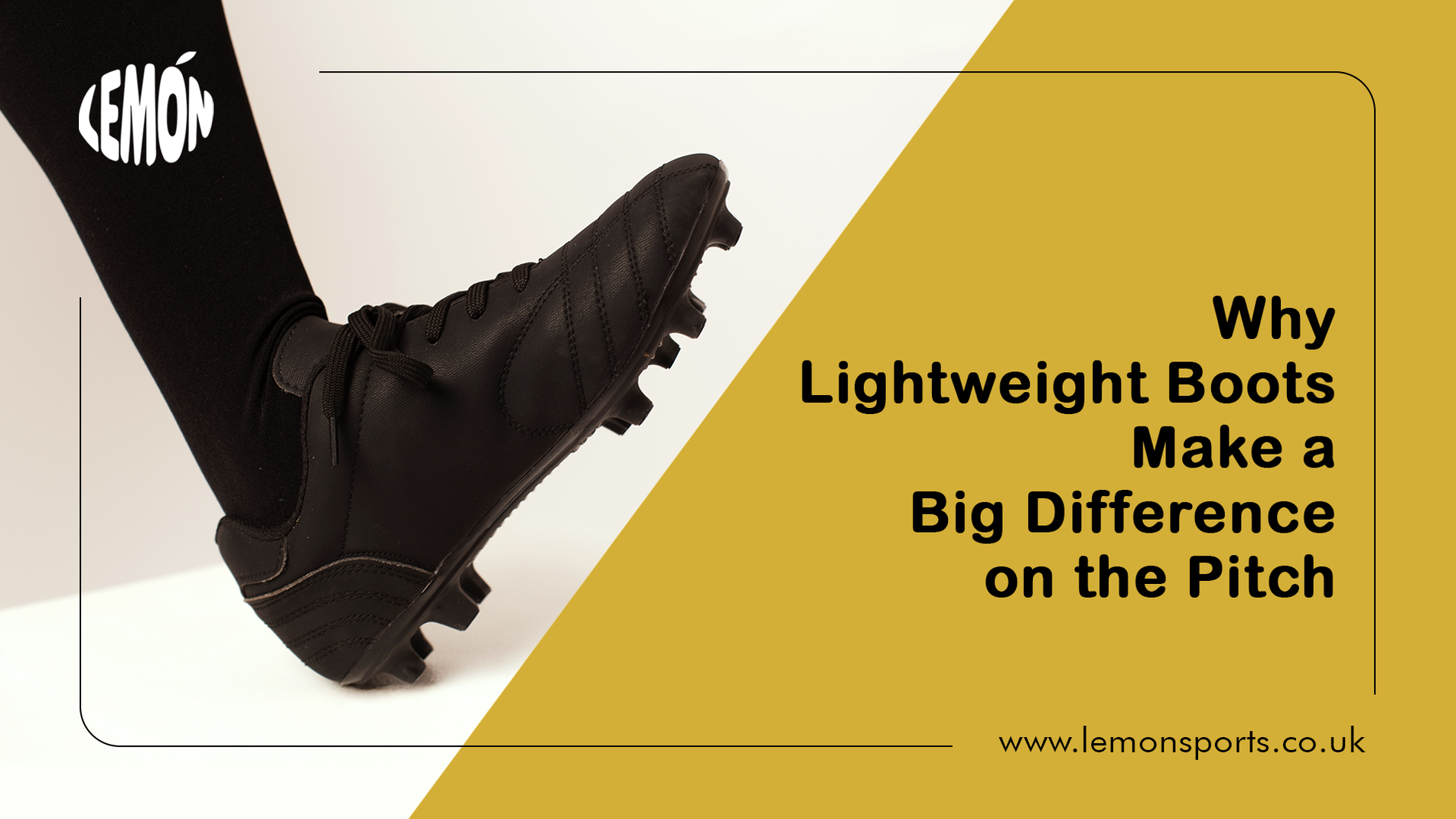 Why Lightweight Football Boots Matter for Kids | Lemon Boots by KV Sports
