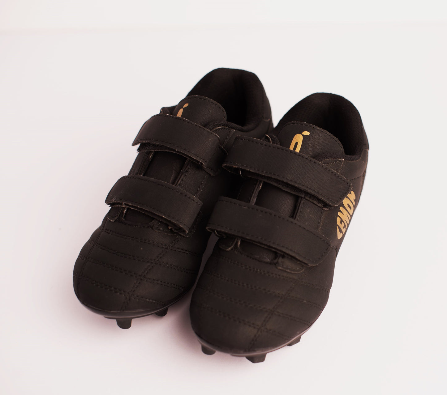 Lemon Series 1 Football Boots (With Velcro) - Black