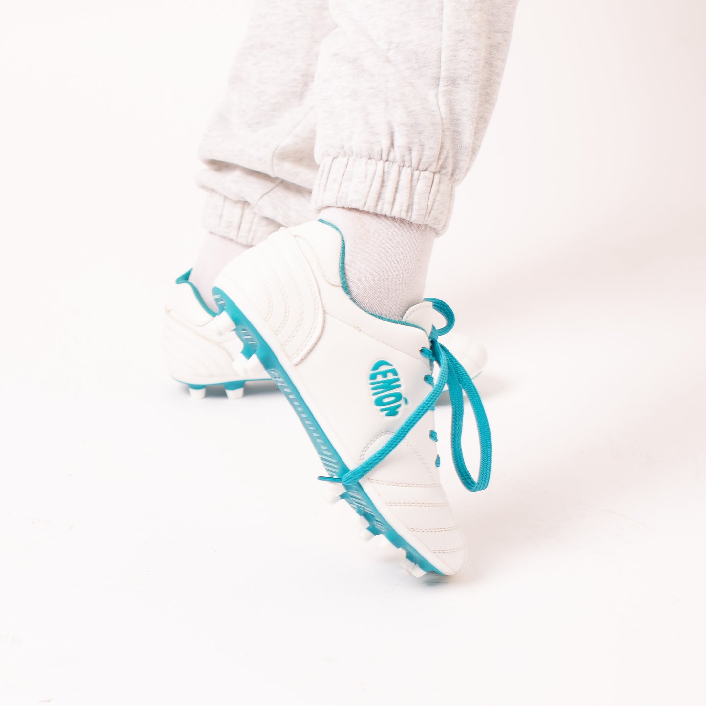 Lemon Series 1 Football boots (With Laces) - White-Green